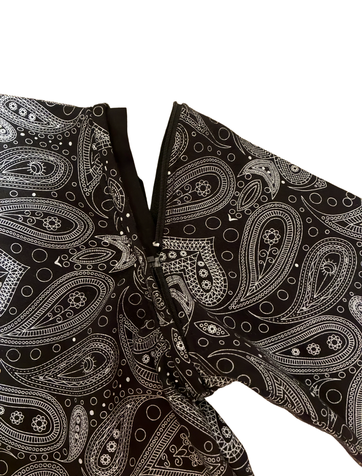 Black Paisley Modular Hoodie (Pre-Order)