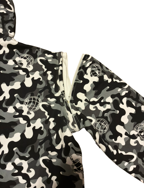 Monotone Camo Modular Hoodie (Pre-Order)